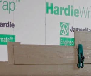 James Hardie Siding is a cement based siding product that is very durable.