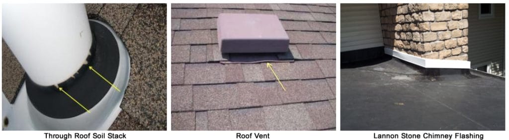 Roof Flashing Illustration